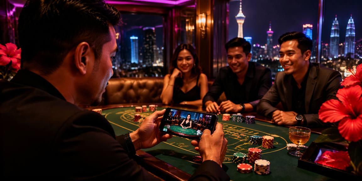 gembet Live Casino Tables untuk Malaysia dengan Touch 'n Go